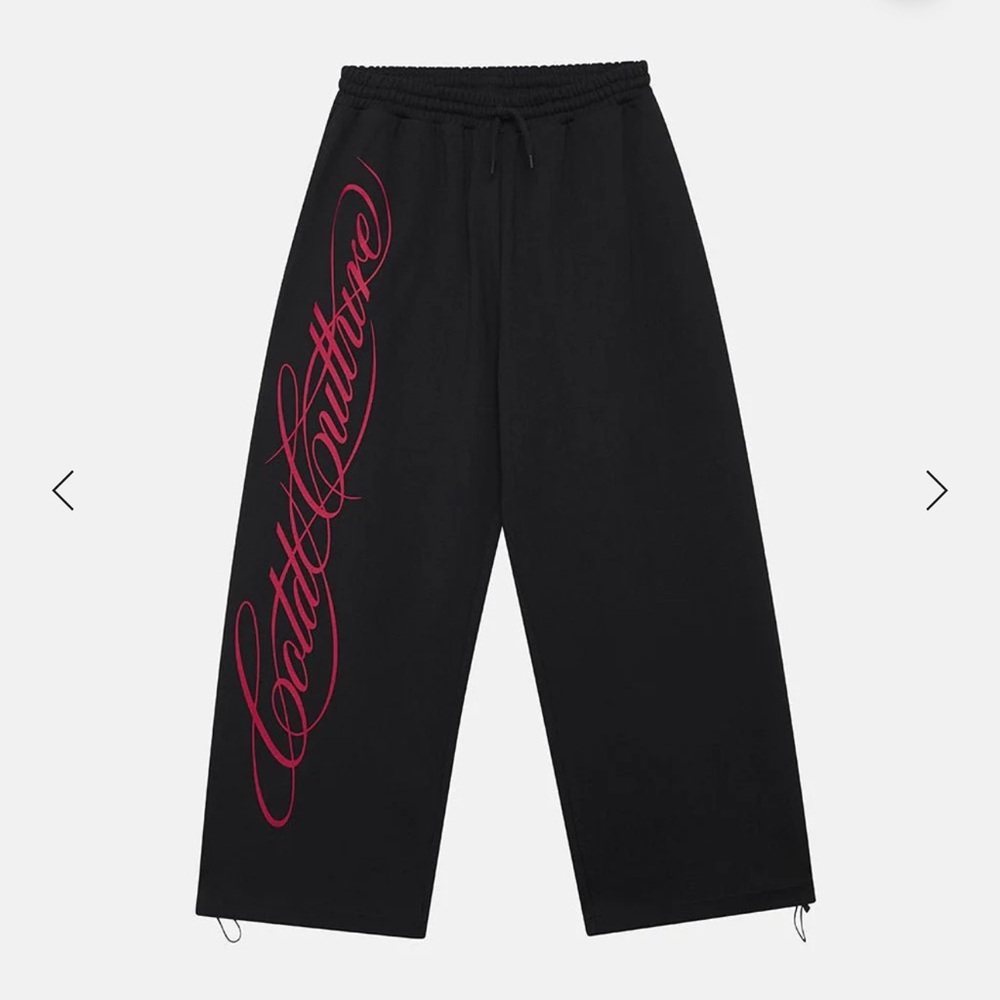 ColdCulture - SCRIPT SWEATPANTS BLACK